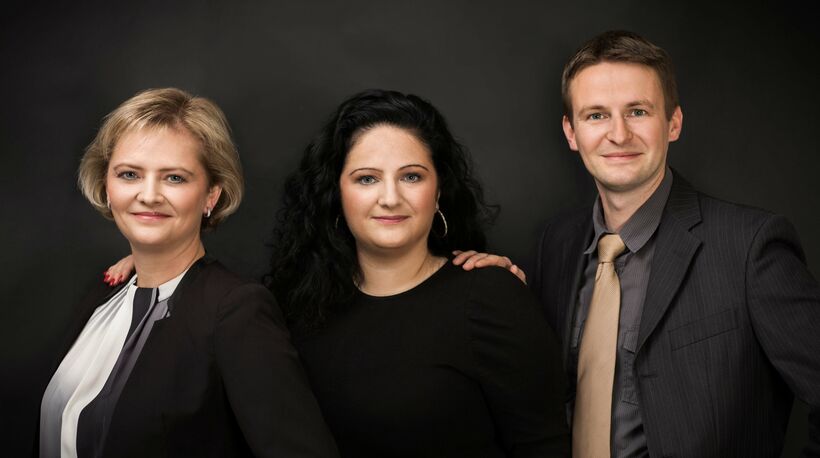 Familie Exner - Dr. Katrin Burk (geb. Exner), Ulrike Exner, Egbert Exner